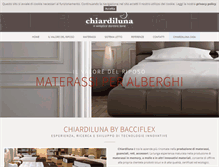 Tablet Screenshot of chiardiluna-alberghi.com